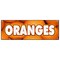 Signmission ORANGES BANNER SIGN citrus fruit juice florida produce orchard B-72 Oranges - alternate 1